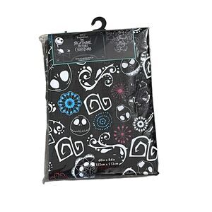 Disney The Nightmare Before‎ Xmas Jack  Peva Flannelback Tablecloth 60"x84"